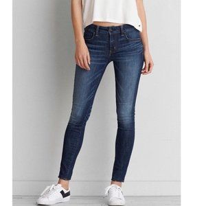 American Eagle Super Stretch Jeggings Dark Wash 6